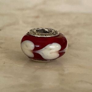 SilverRado Murano Glass & Sterling Silver Charm Bracelet Bead